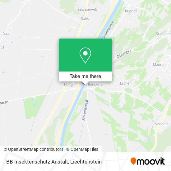 BB Insektenschutz Anstalt map
