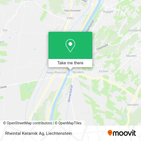 Rheintal Keramik Ag map