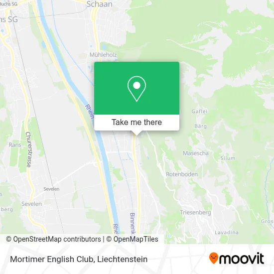 Mortimer English Club map