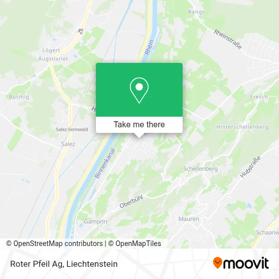 Roter Pfeil Ag map