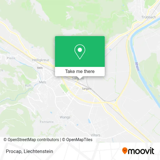 Procap map