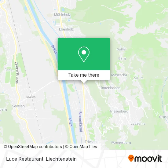 Ristorante Luce map