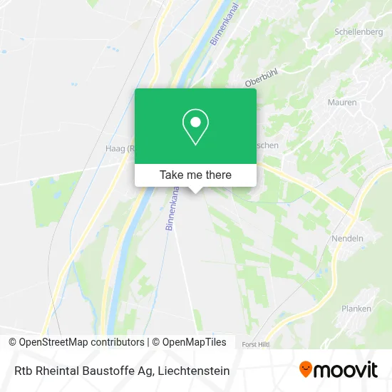 Rtb Rheintal Baustoffe Ag map