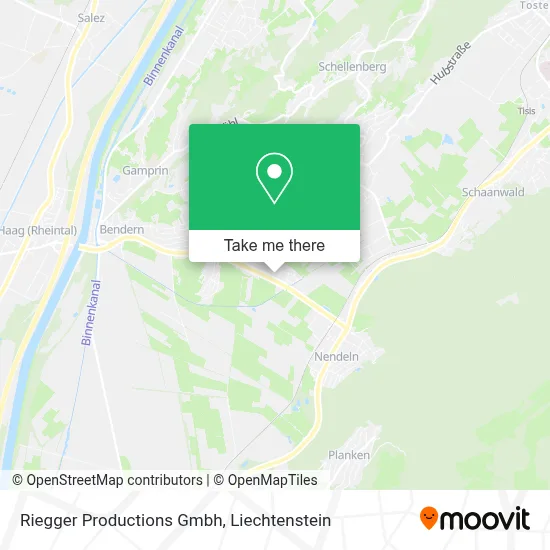 Riegger Productions Gmbh map