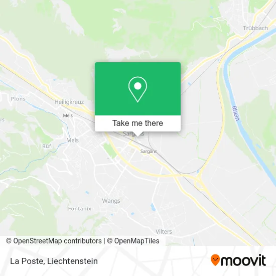 La Poste map