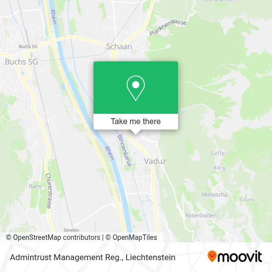 Admintrust Management Reg. map