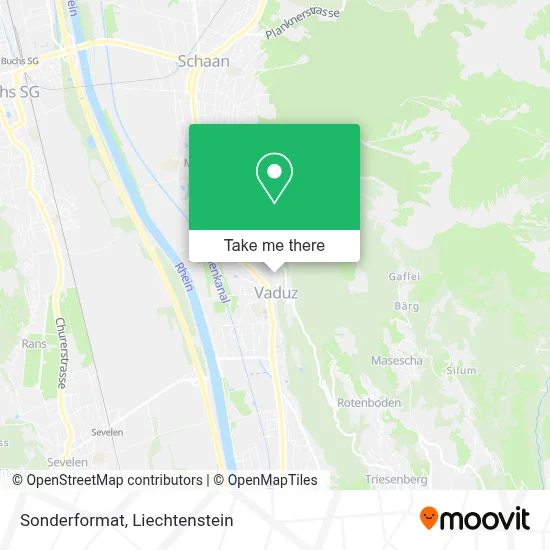 Sonderformat map