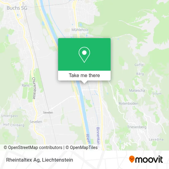 Rheintaltex Ag map