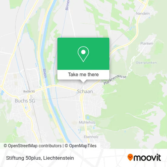 Stiftung 50plus map