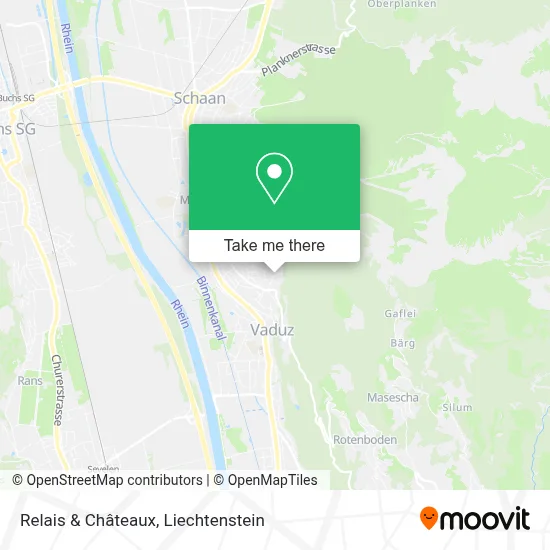 Relais & Châteaux map