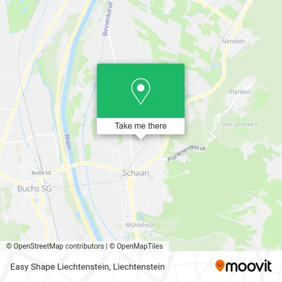 Easy Shape Liechtenstein map