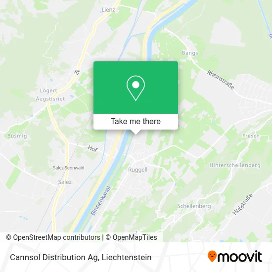 Cannsol Distribution Ag map