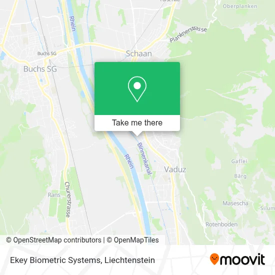 Ekey Biometric Systems map