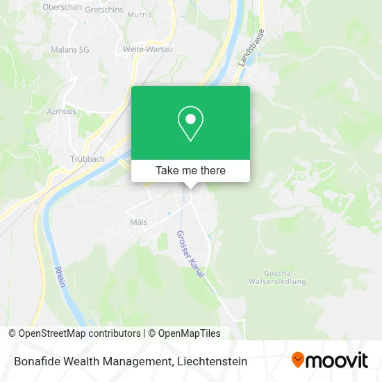 Bonafide Wealth Management map
