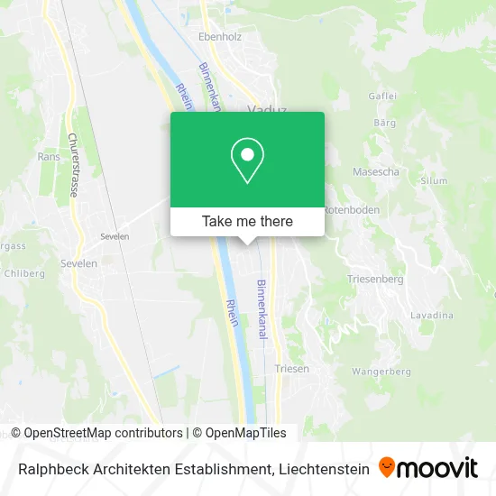 Ralphbeck Architekten Establishment map