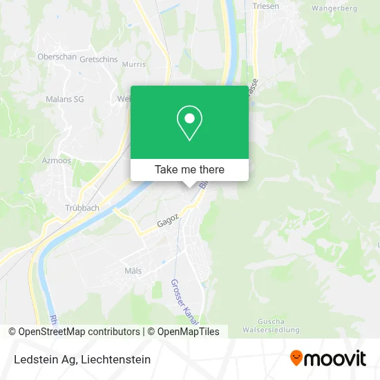 Ledstein Ag map