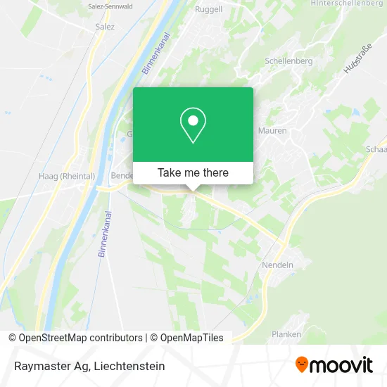 Raymaster Ag map