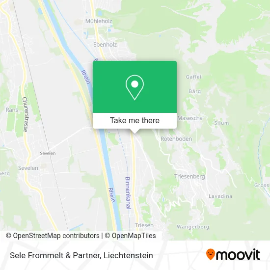 Sele Frommelt & Partner map