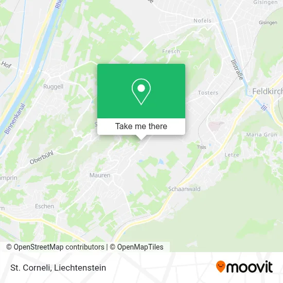 St. Corneli map