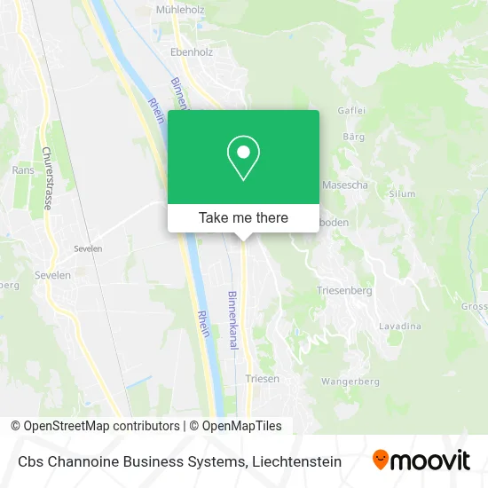 Cbs Channoine Business Systems map
