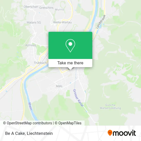 Be A Cake map
