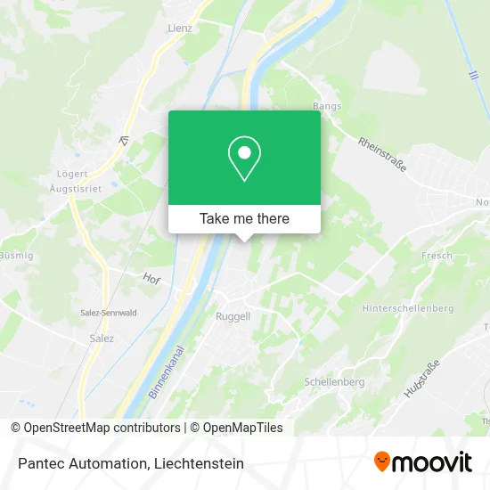 Pantec Automation map