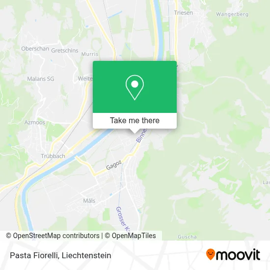 Pasta Fiorelli map