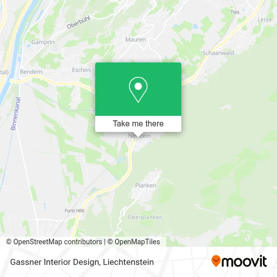 Gassner Interior Design map
