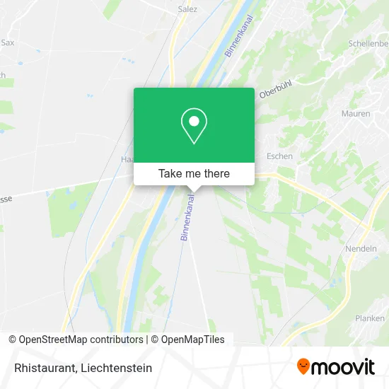 Rhistaurant map