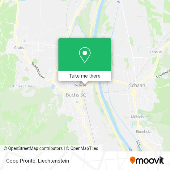 Coop Pronto map