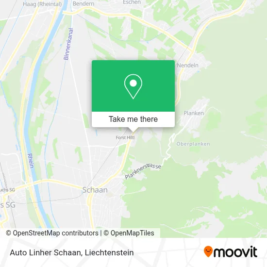Auto Linher Schaan map
