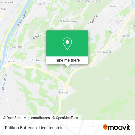 Rätikon-Batterien map