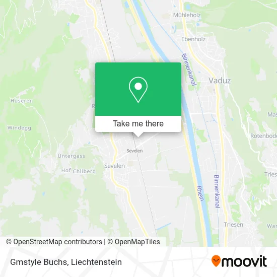 Gmstyle Buchs map