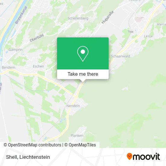 Shell map
