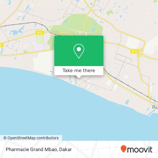 Pharmacie Grand Mbao map