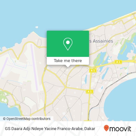 GS Daara Adji Ndeye Yacine Franco-Arabe map