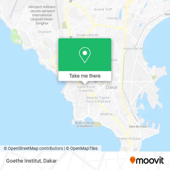 Goethe Institut map