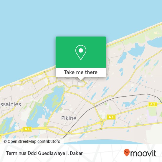 Terminus Ddd Guediawaye I map