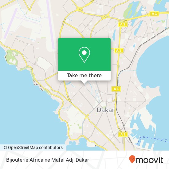 Bijouterie Africaine Mafal Adj map