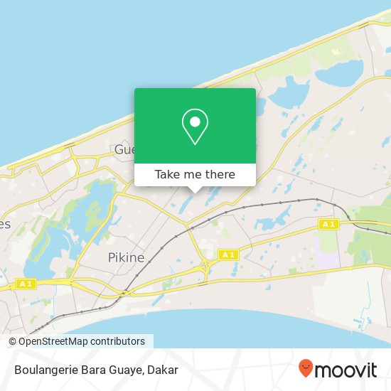 Boulangerie Bara Guaye map