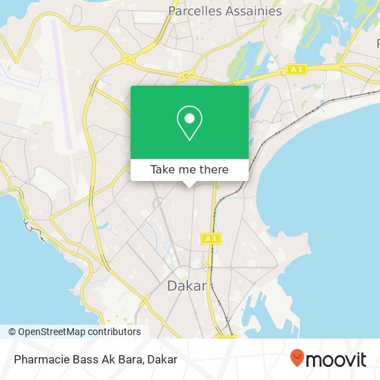 Pharmacie Bass Ak Bara map