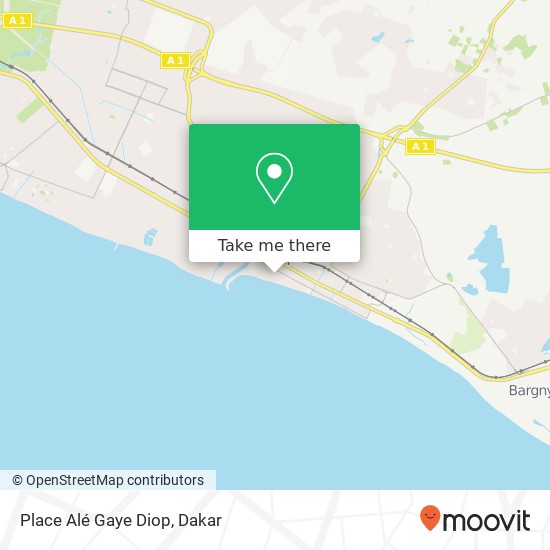 Place Alé Gaye Diop map