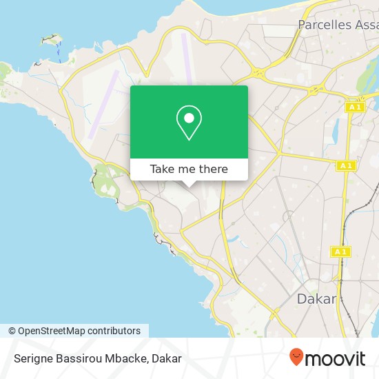 Serigne Bassirou Mbacke map