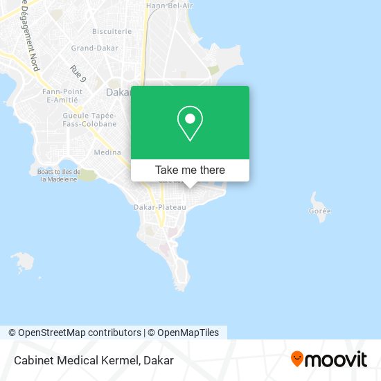 Cabinet Medical Kermel map