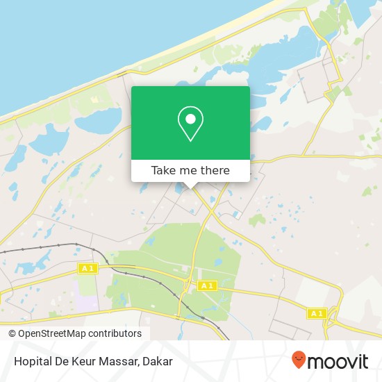 Hopital De Keur Massar map