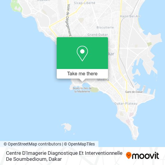 Centre D'Imagerie Diagnostique Et Interventionnelle De Soumbedioum map
