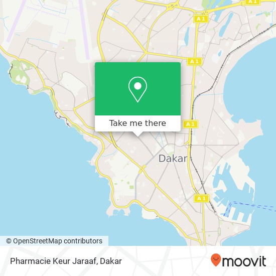 Pharmacie Keur Jaraaf map