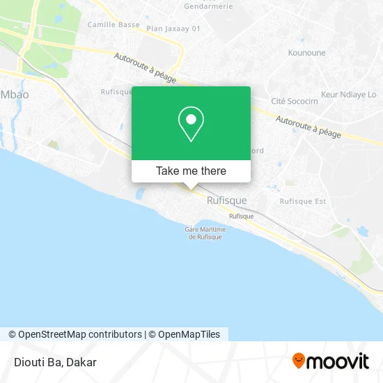 Diouti Ba map