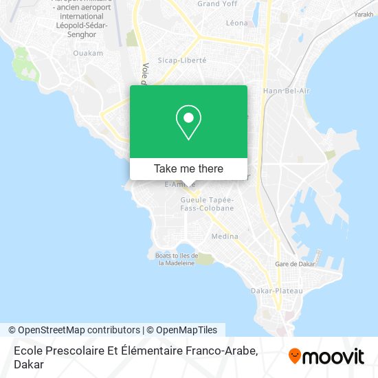 Ecole Prescolaire Et Élémentaire Franco-Arabe map