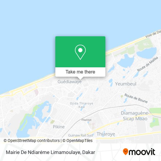 Mairie De Ndiaréme Limamoulaye map